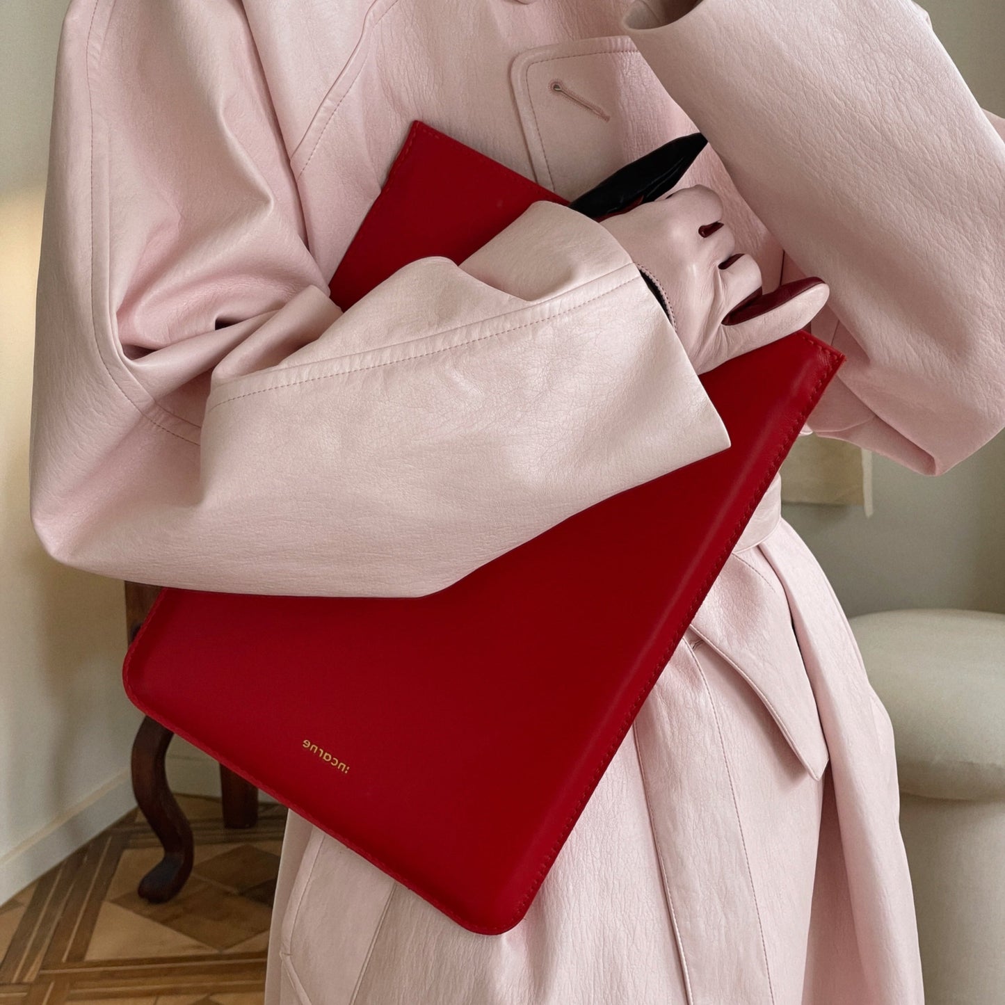 The ClineUp Laptop Sleeve — Red
