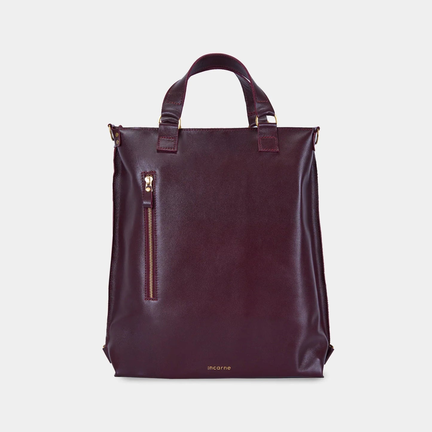 The Optimus Convertible Bag — Burgundy