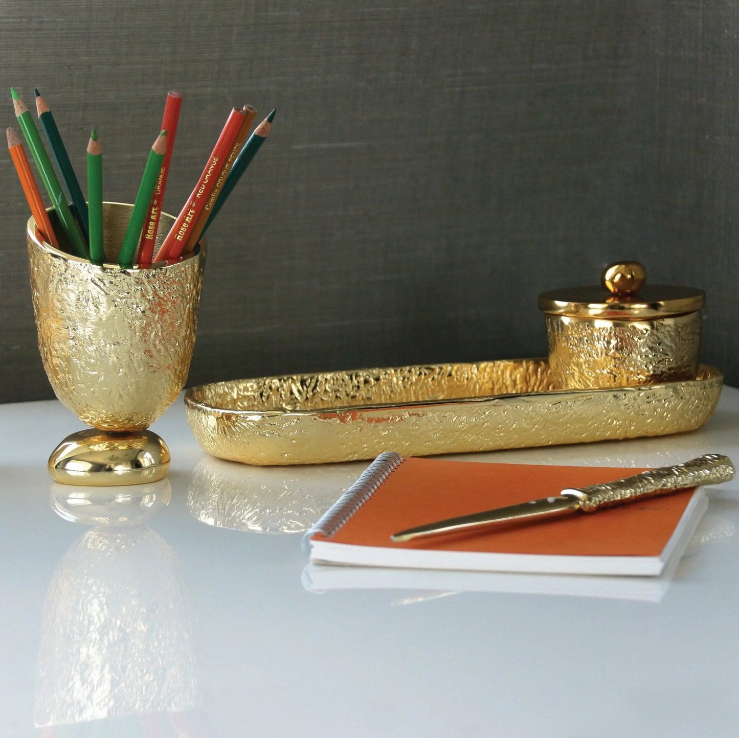 Nest Desk Collection - Gold