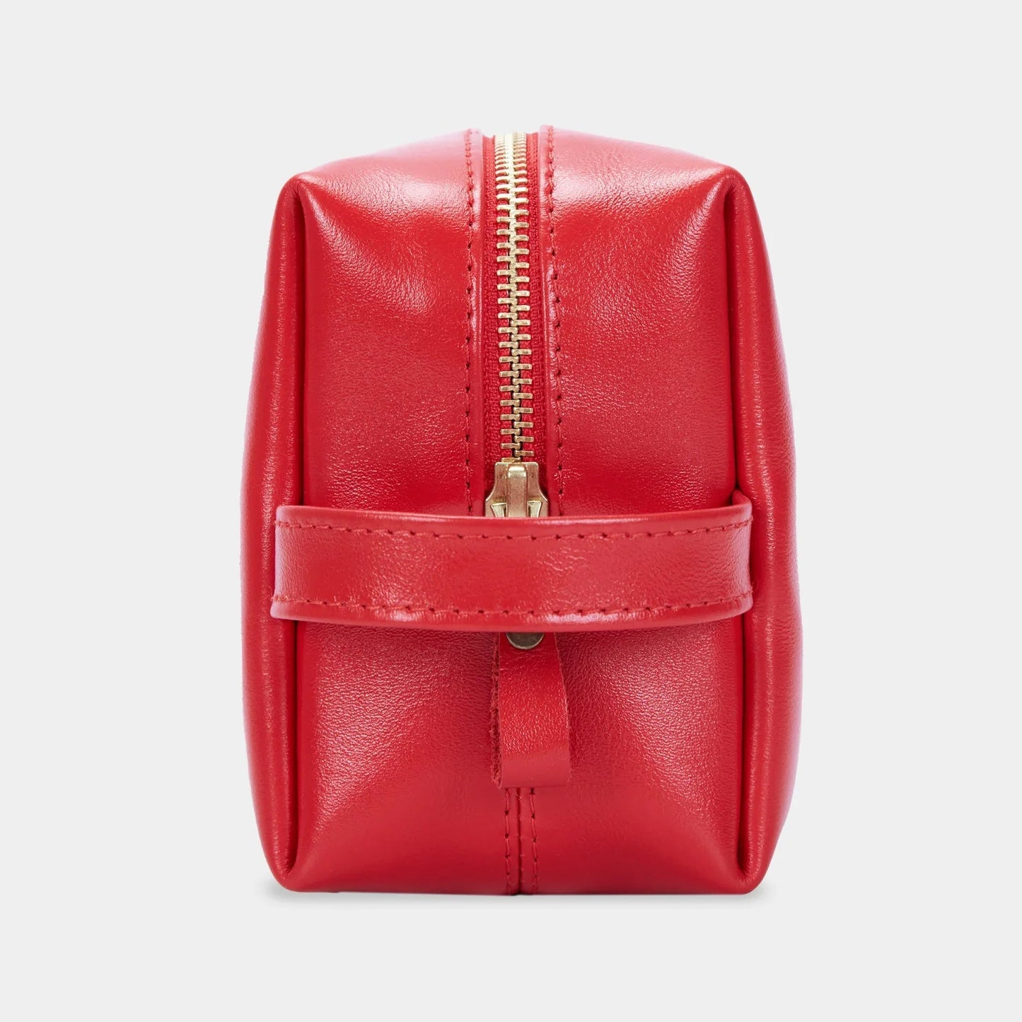 Mirage Leather Toiletry Set — Red