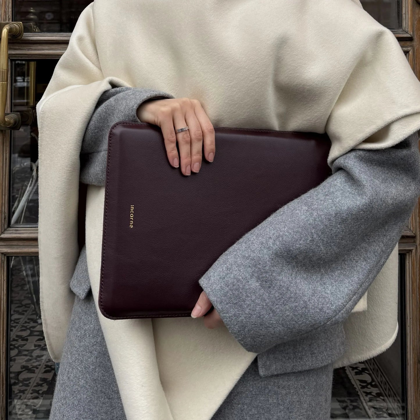 The ClineUp Laptop Sleeve — Burgundy