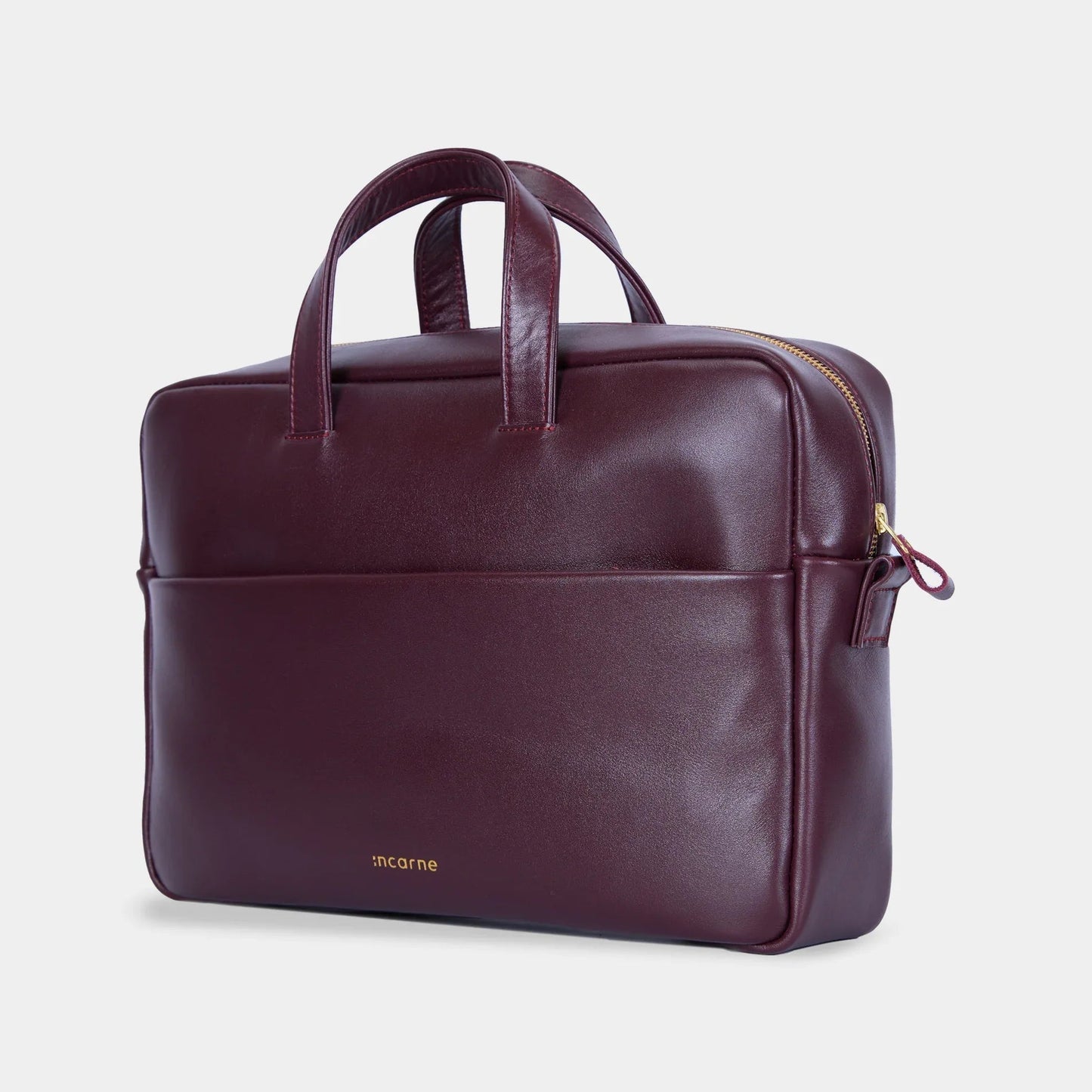 The Brief Bag — Burgundy