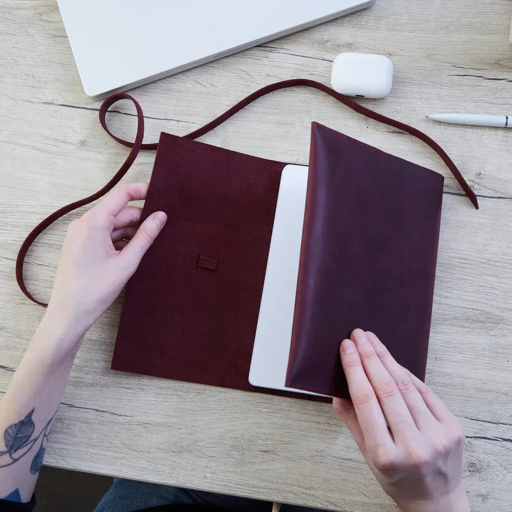 The Accent Notebook Cover — Vintage Burgundy