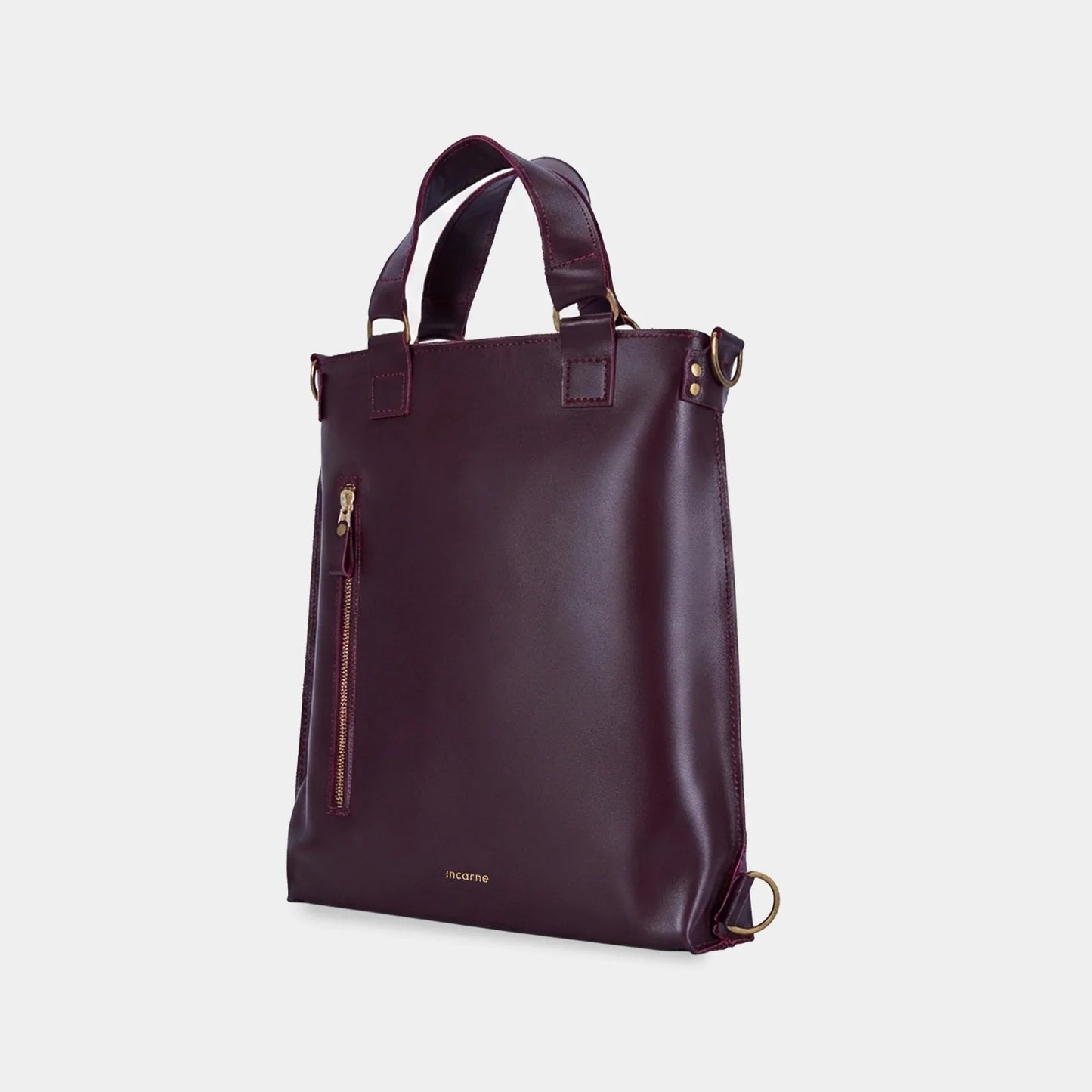 The Optimus Convertible Bag — Burgundy