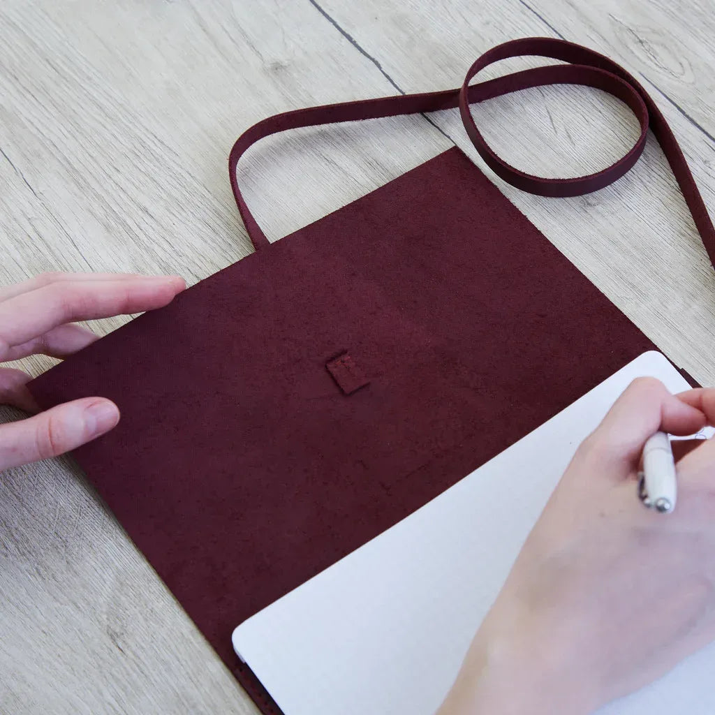 The Accent Notebook Cover — Vintage Burgundy