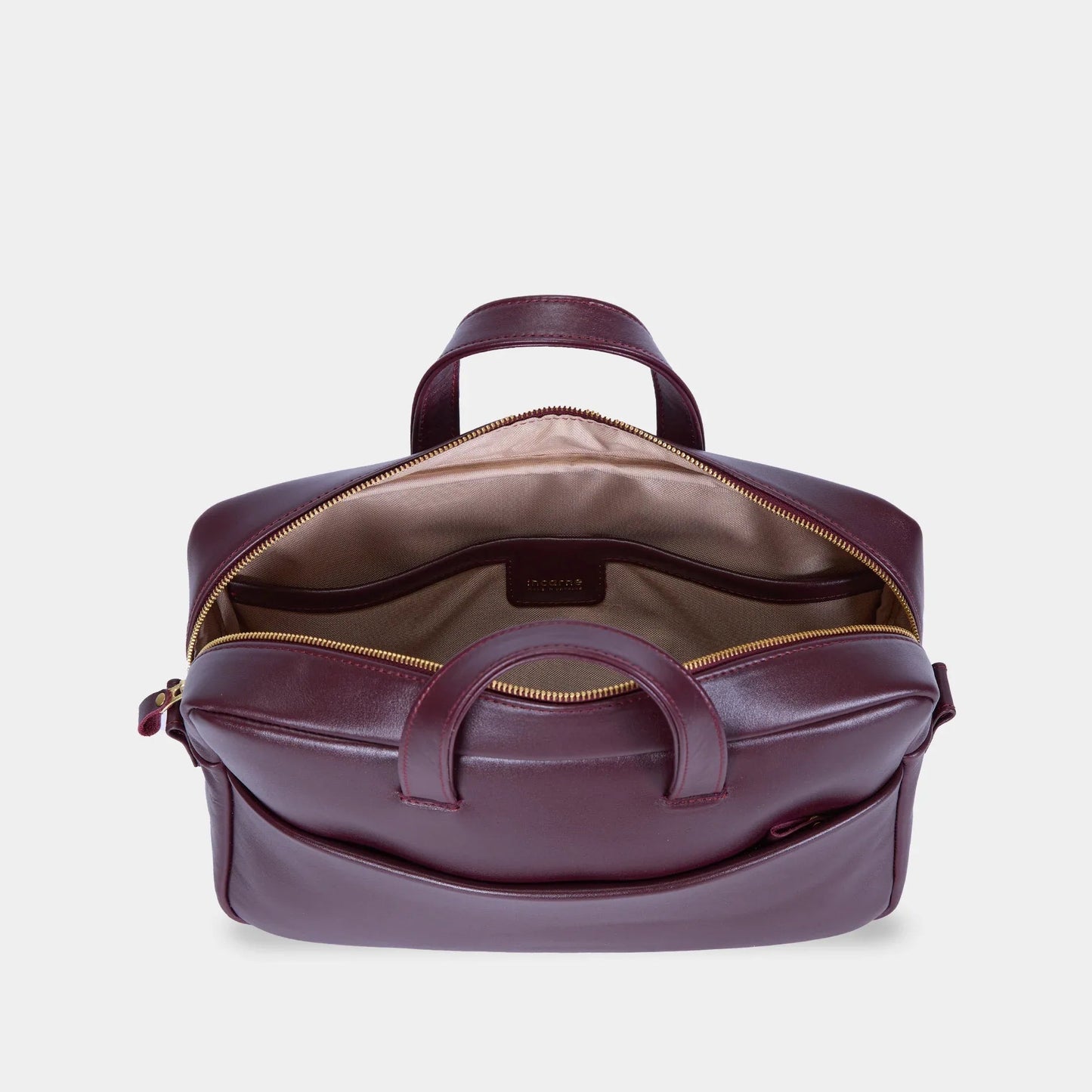 The Brief Bag — Burgundy