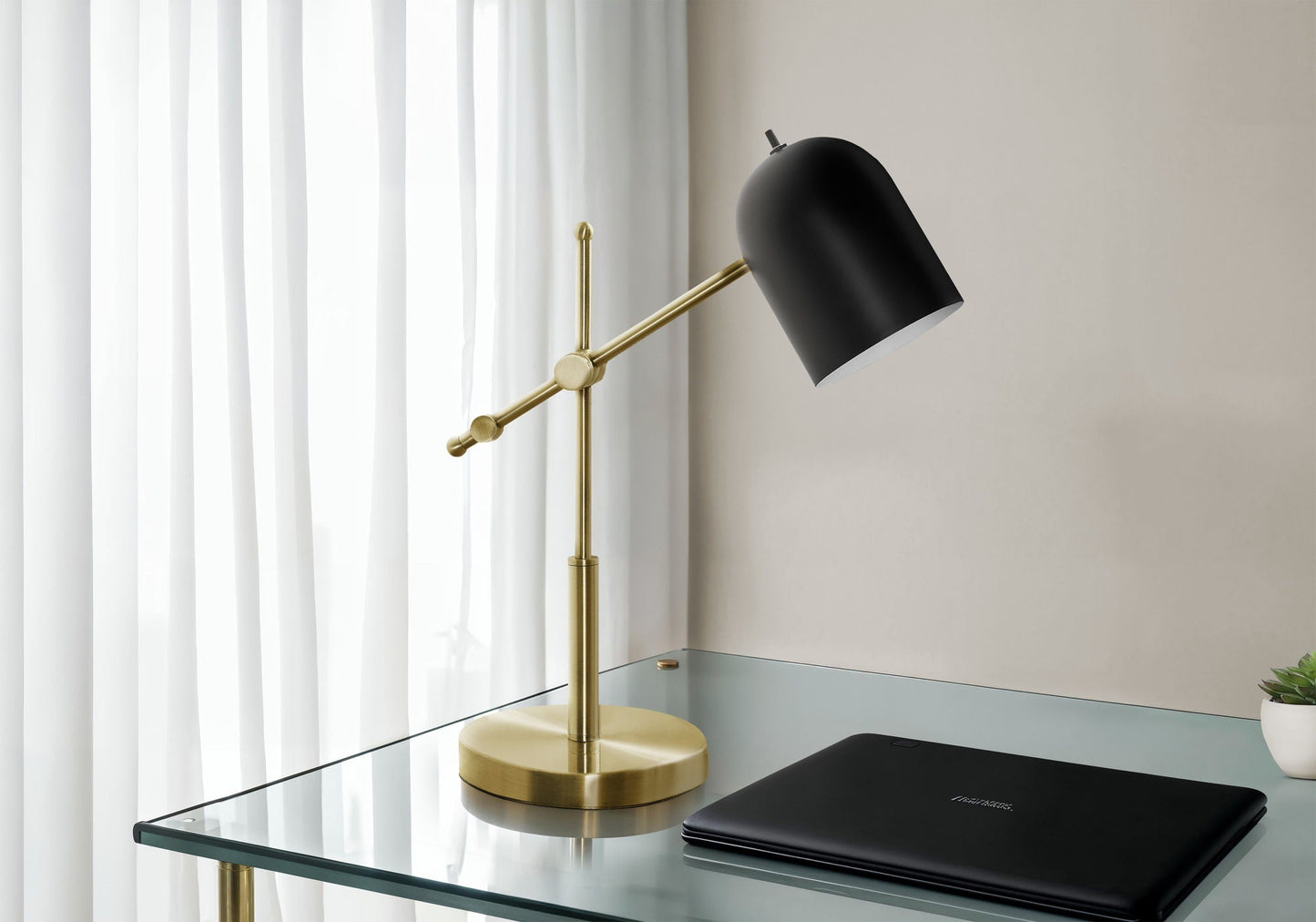 Brass Arc Desk Lamp