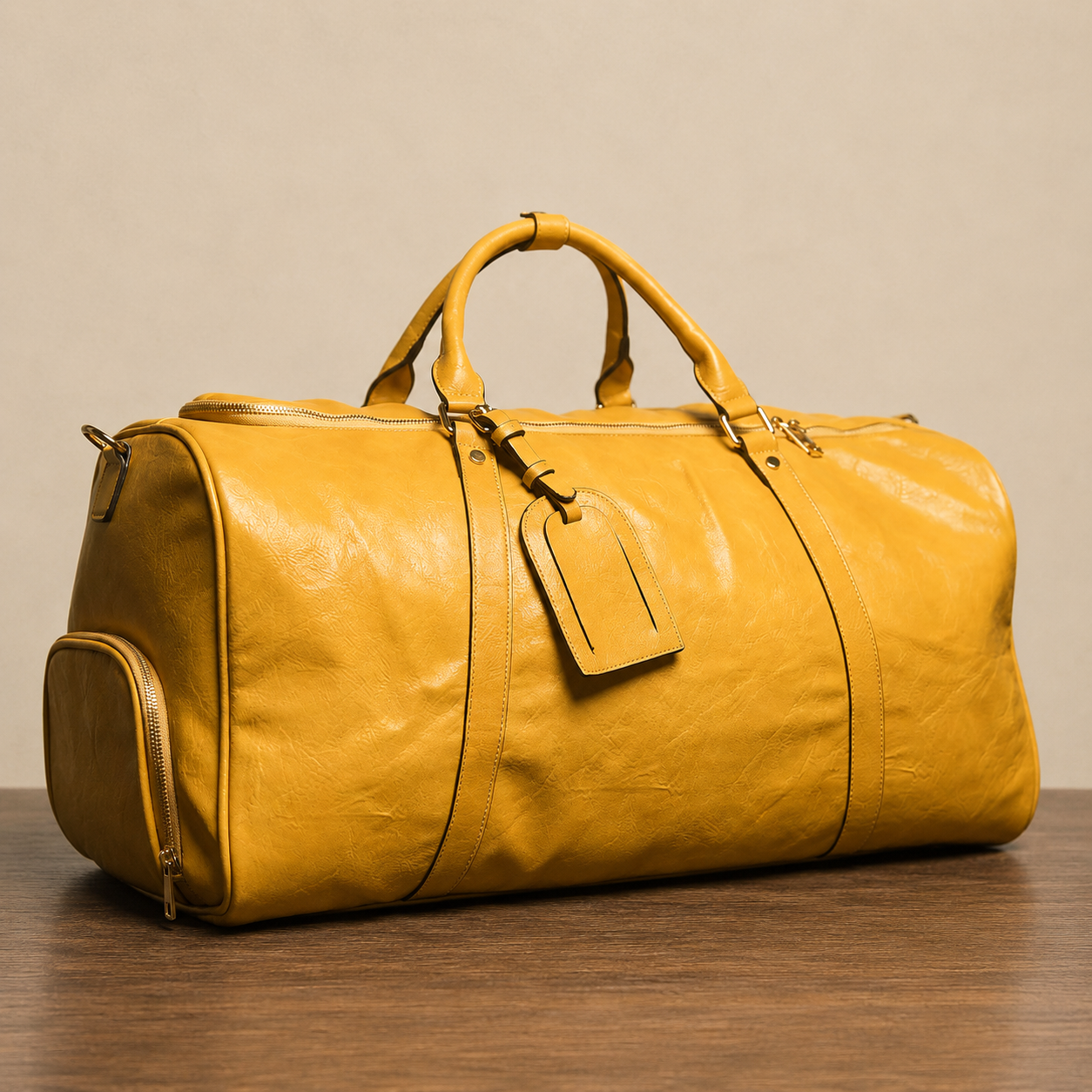 Leather Weekender Bag