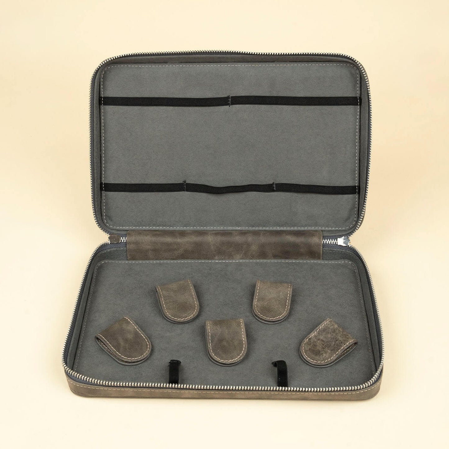The Tech Case — Slate Leather