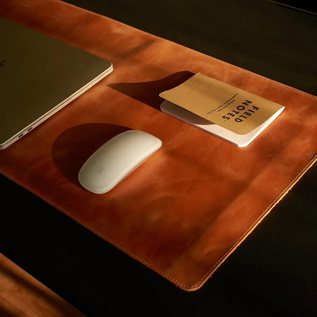 The ProDesk Leather Desk Pad — Cognac