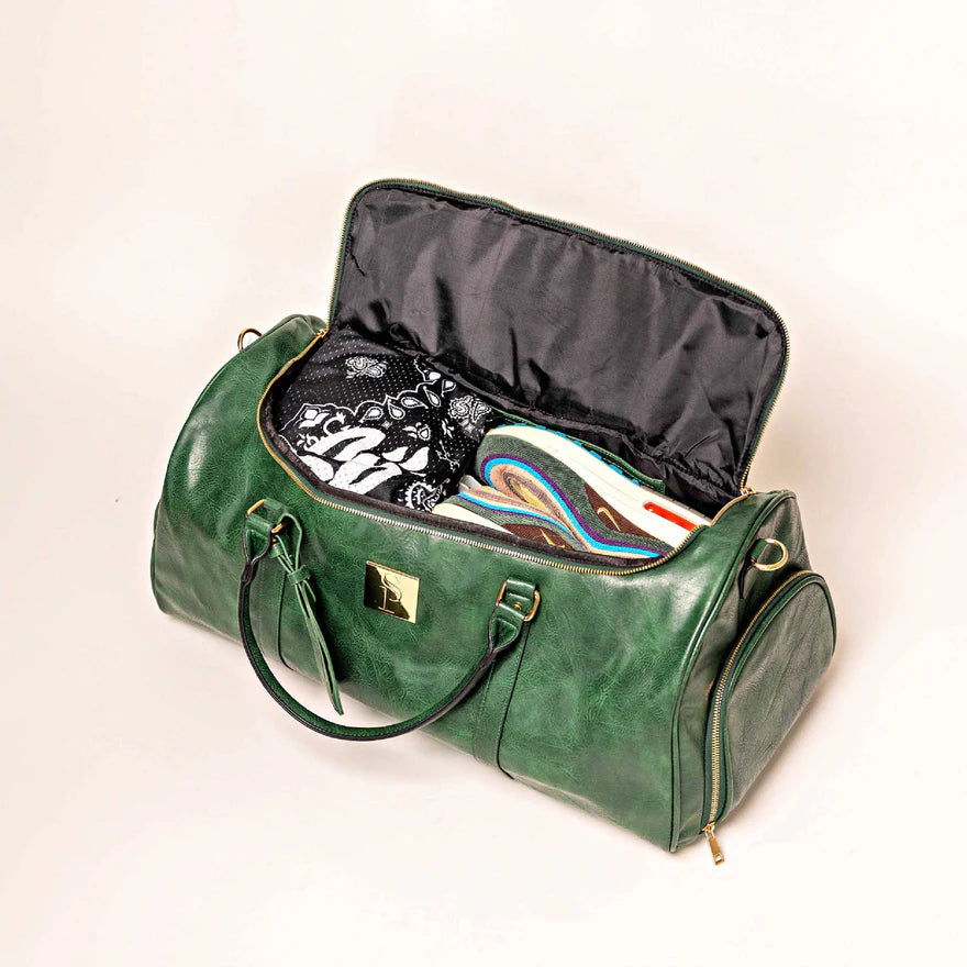 Leather Weekender Bag