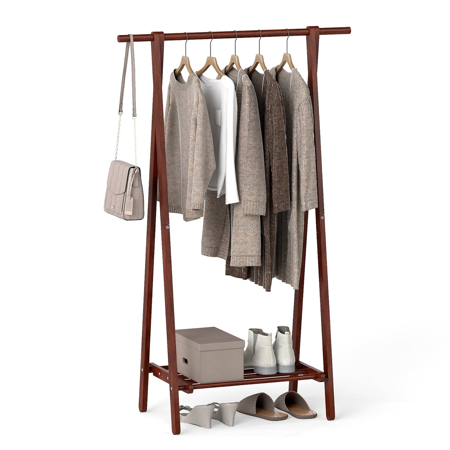 The A-Frame Garment Rack — Walnut