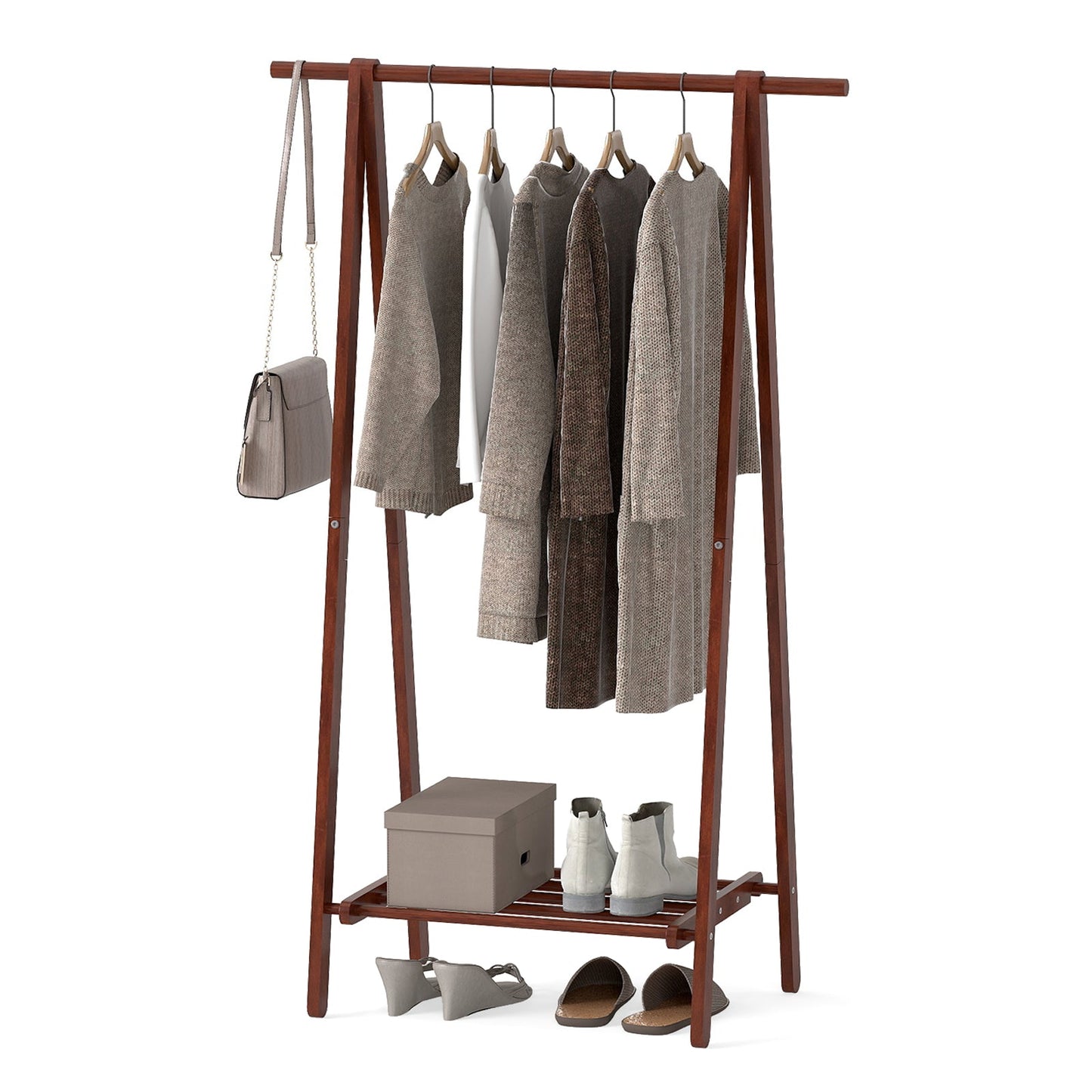 The A-Frame Garment Rack — Walnut