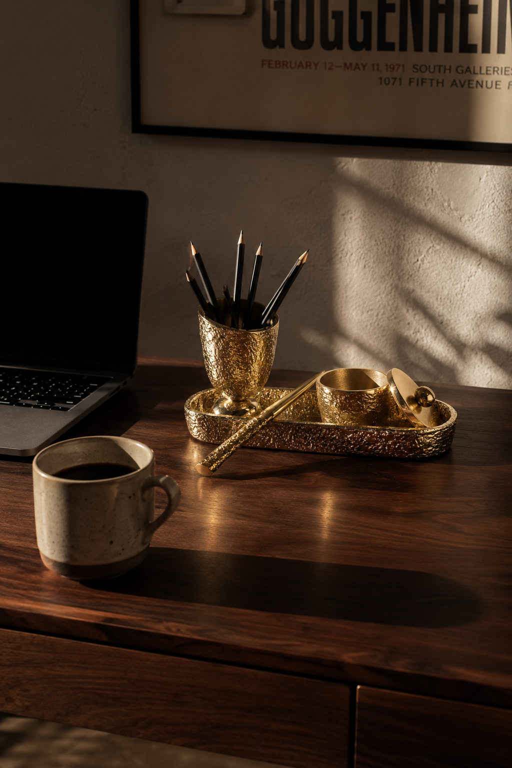 Nest Desk Collection - Gold