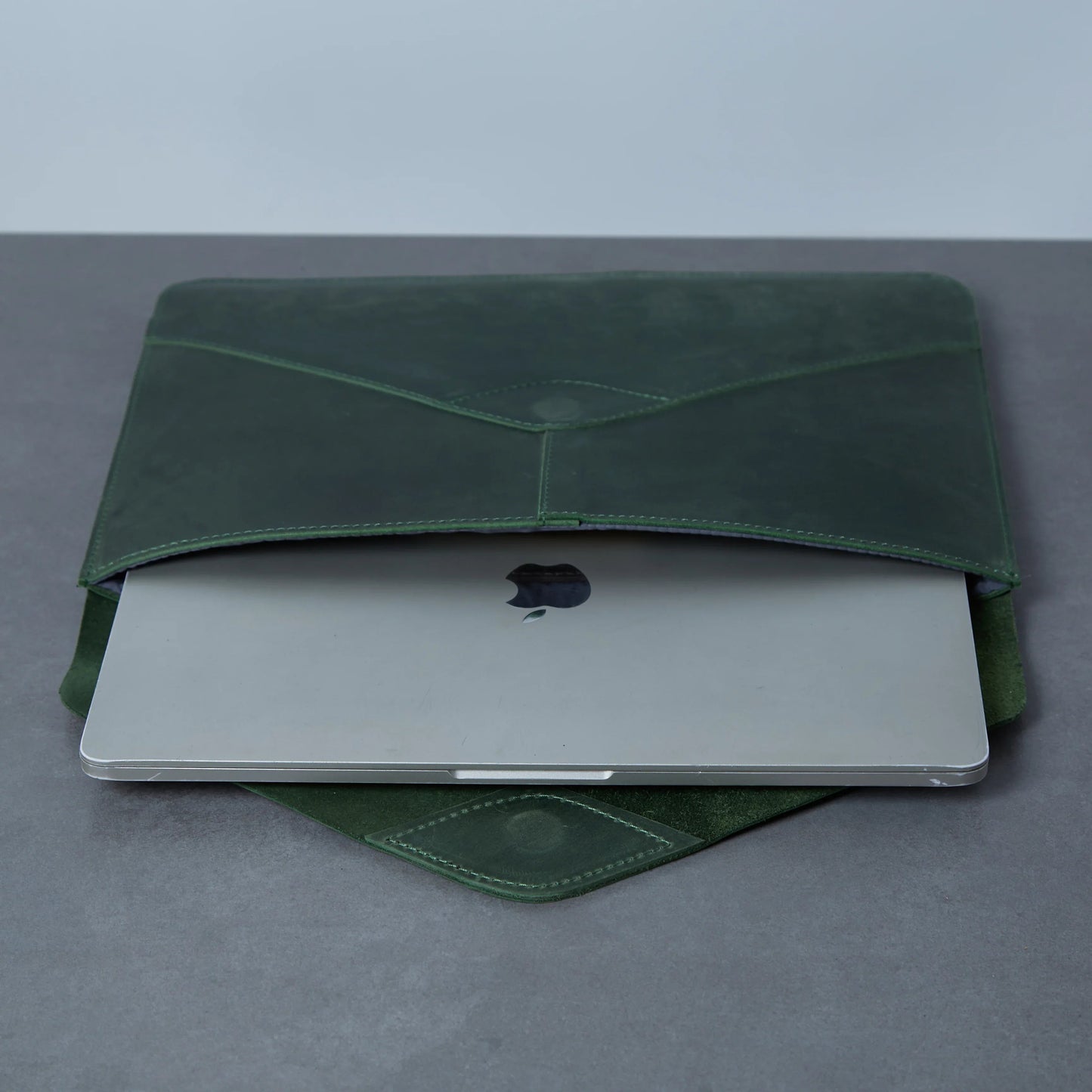 The Message Sleeve — Forest Green