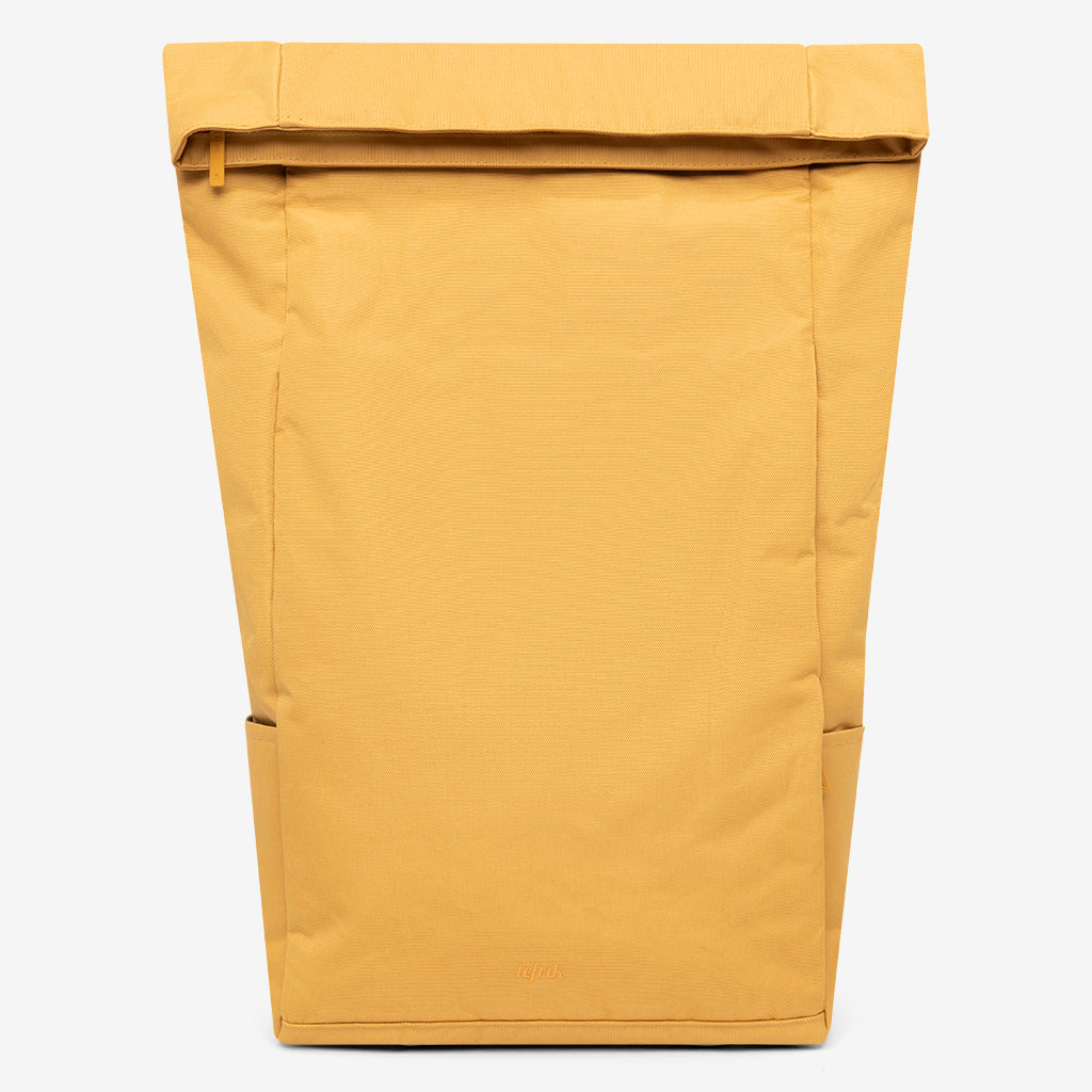 The Roll Backpack — Mustard