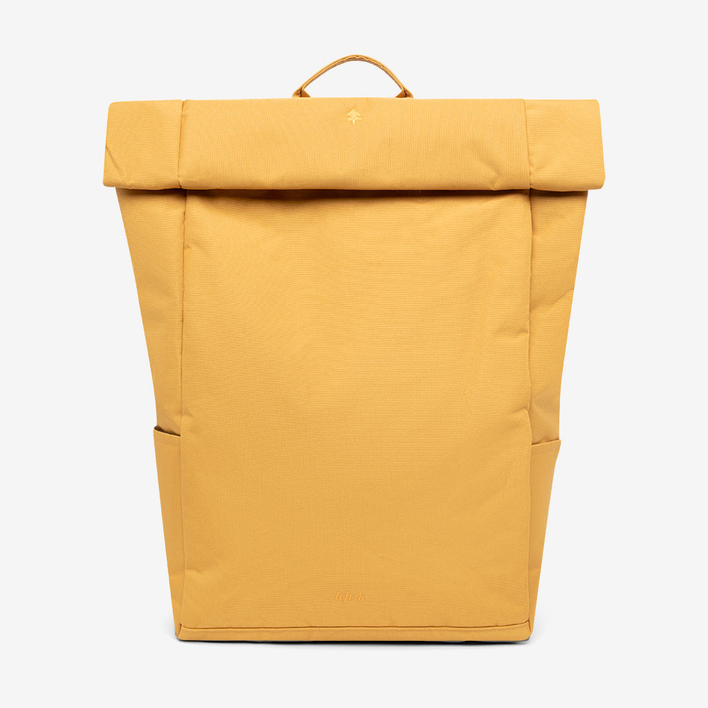 The Roll Backpack — Mustard
