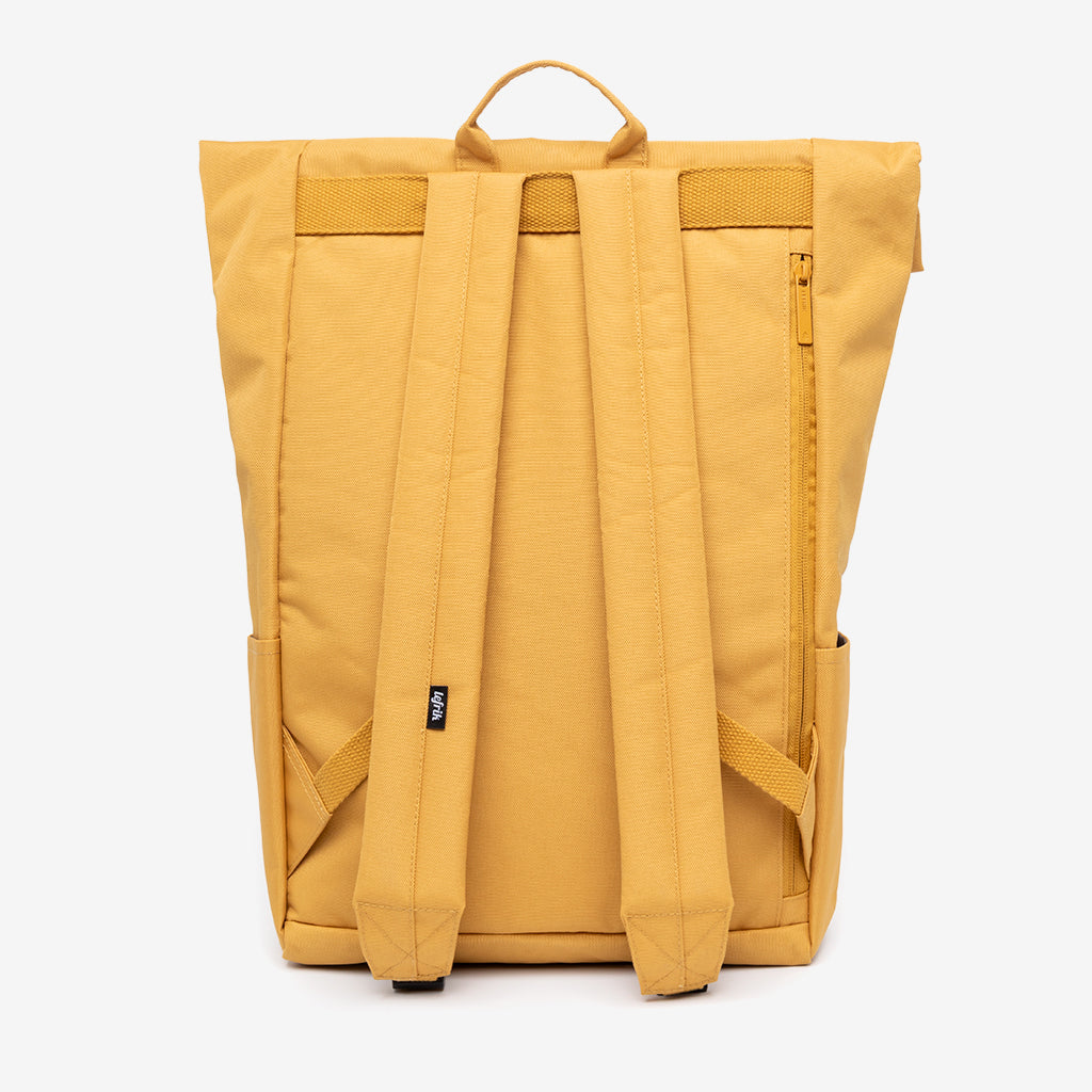 The Roll Backpack — Mustard