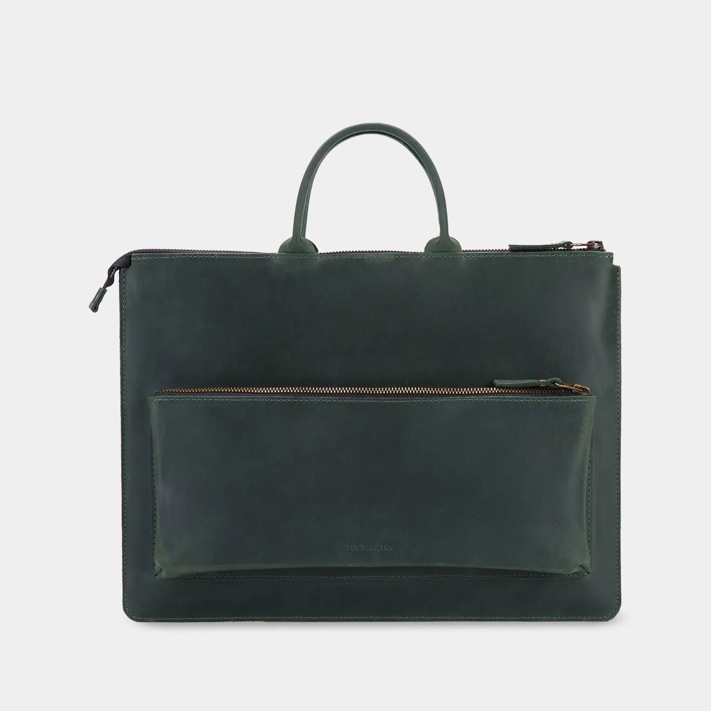 The Maryland Laptop Bag — Forest Green