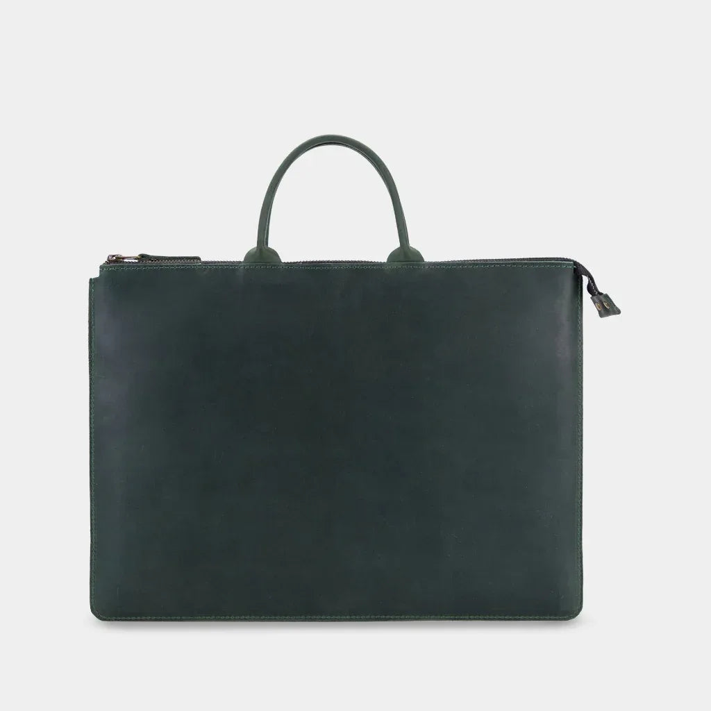 The Maryland Laptop Bag — Forest Green