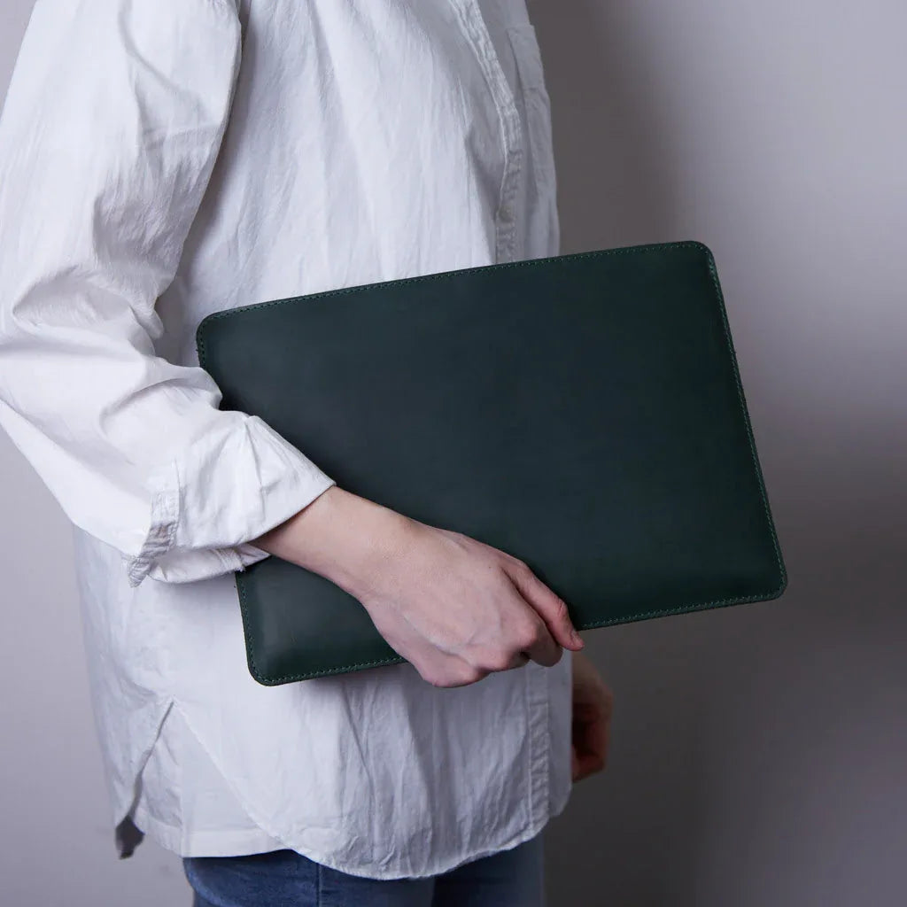 The Gamma Plus Laptop Sleeve — Forest Green