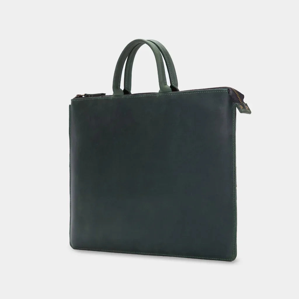 The Maryland Laptop Bag — Forest Green